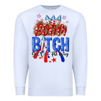 White boom bitch get out the way Premium Sweatshirt - NancyCooperArtShop