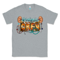 Heather Grey dialysis crew Classic Tee - CowhideDigitalArt