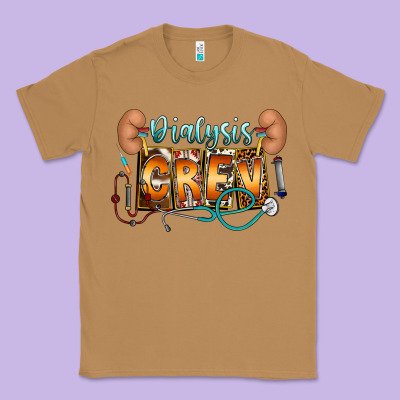 Dialysis Crew Classic Tee Designed By Cowhidedigitalart