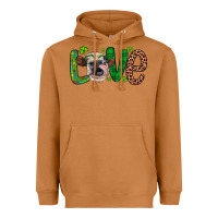 Meerkat Western St. Patrick's Day Love Cow Heavyweight Hoodie - Artiststas