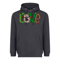 Smoke Western St. Patrick's Day Love Cow Heavyweight Hoodie - Artiststas