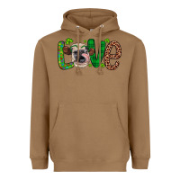 Toasted Coconut Western St. Patrick's Day Love Cow Heavyweight Hoodie - Artiststas