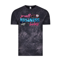 Cloud Black small business badass Vintage Tee - texasbilliewilder