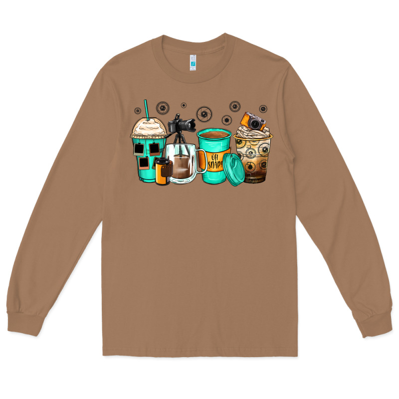 Photography Coffee Cups Long Sleeve Tee by Zillion Design Studio | Teevron