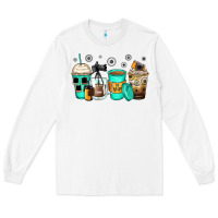 White photography coffee cups Long Sleeve Tee - Zillion Design Studio