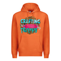 Carrot crafting is my therapy Premium Hoodie - NancyCooperArtShop