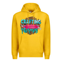 Lemon crafting is my therapy Premium Hoodie - NancyCooperArtShop