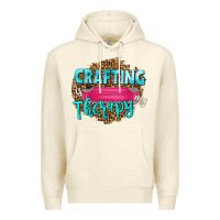Sandshell crafting is my therapy Premium Hoodie - NancyCooperArtShop