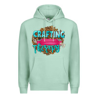 Seafoam crafting is my therapy Premium Hoodie - NancyCooperArtShop