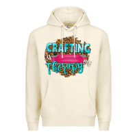 Tofu crafting is my therapy Premium Hoodie - NancyCooperArtShop