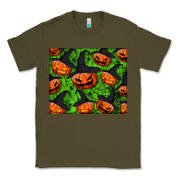 Army Green halloween pumpkin mouse pad Classic Tee - BundleAndBundleShop