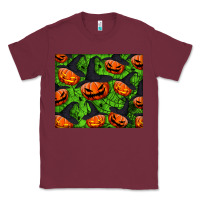 Burgundy halloween pumpkin mouse pad Classic Tee - BundleAndBundleShop