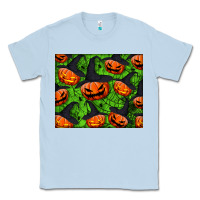 Dusty Blue halloween pumpkin mouse pad Classic Tee - BundleAndBundleShop
