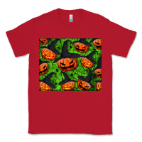 Red halloween pumpkin mouse pad Classic Tee - BundleAndBundleShop