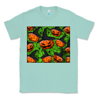 Seafoam halloween pumpkin mouse pad Classic Tee - BundleAndBundleShop