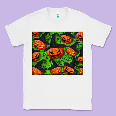 Halloween Pumpkin Mouse Pad Classic Tee Designed By Bundleandbundleshop