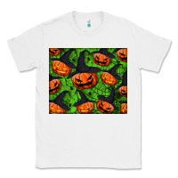 White halloween pumpkin mouse pad Classic Tee - BundleAndBundleShop