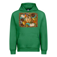 Emerald fall pumpkin background Urban Hoodie - BundleAndBundleShop