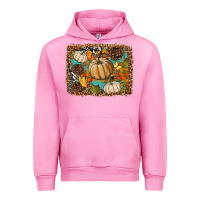 Fuchsia Pink fall pumpkin background Urban Hoodie - BundleAndBundleShop