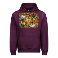 Mauve Wine fall pumpkin background Urban Hoodie - BundleAndBundleShop