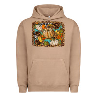 Pigment Burro fall pumpkin background Urban Hoodie - BundleAndBundleShop
