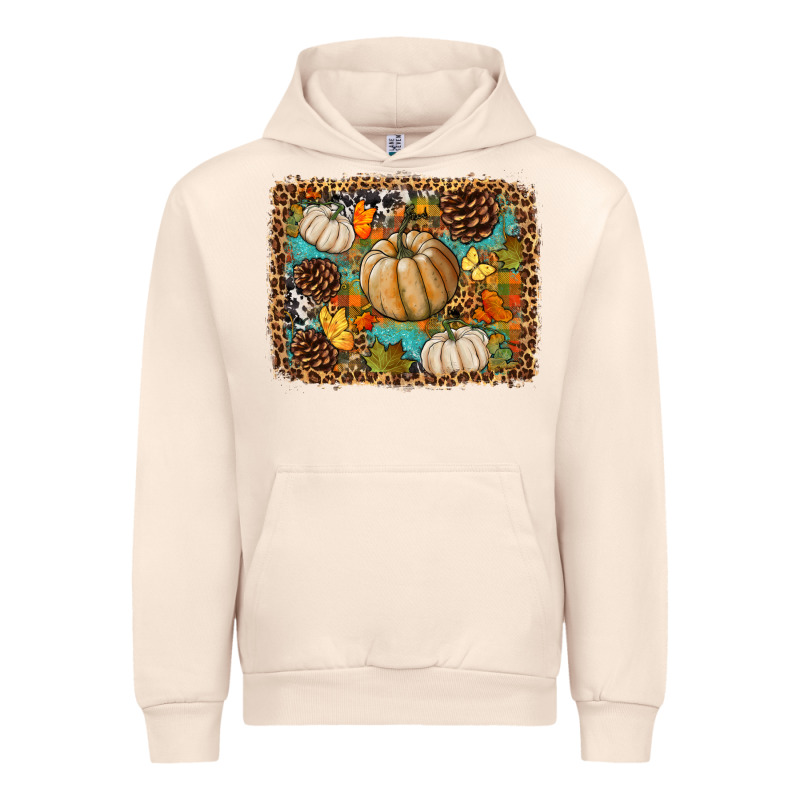 Fall Pumpkin Background Urban Hoodie by BundleAndBundleShop | Teevron