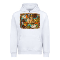 White fall pumpkin background Urban Hoodie - BundleAndBundleShop