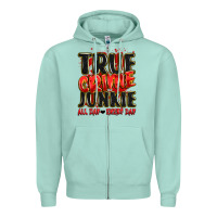 Seafoam true crime junkie all day every day Zipper Hoodie - JahusDesignShop
