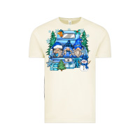 Vintage Arctic snowman gnome truck Vintage Tee - Zillion Design Studio