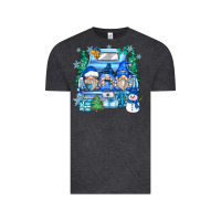 Snowman Gnome Truck Vintage Tee | Teevron