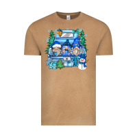 Vintage Camel snowman gnome truck Vintage Tee - Zillion Design Studio