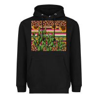 Black cactus serape Heavyweight Hoodie - AdoDesignShop