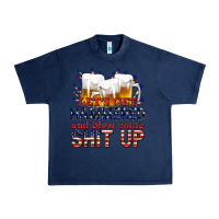 Navy lets get hammered Urban Heavy Tee - texasbilliewilder