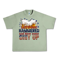 Oil Green lets get hammered Urban Heavy Tee - texasbilliewilder