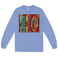 Colony Blue abuela serape leopard tumbler 3 Long Sleeve Tee - CTS Tumbler Store
