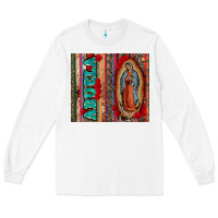 White abuela serape leopard tumbler 3 Long Sleeve Tee - CTS Tumbler Store