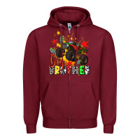 Burgundy big brother Zipper Hoodie - AdoDesignShop