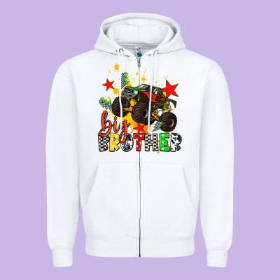Big Brother Zipper Hoodie Designed By Adodesignshop