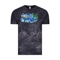 Cloud Black snow gnome truck Vintage Tee - Zillion Design Studio