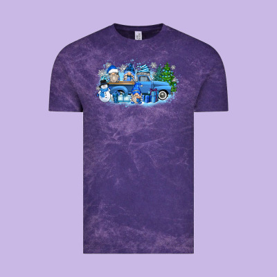 Snow Gnome Truck Vintage Tee Designed By Zillion Design Studio