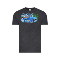 Vintage Black snow gnome truck Vintage Tee - Zillion Design Studio