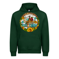 Forest Green teaching my tribe round earring Urban Hoodie - BundleAndBundleShop