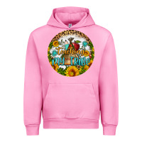 Fuchsia Pink teaching my tribe round earring Urban Hoodie - BundleAndBundleShop