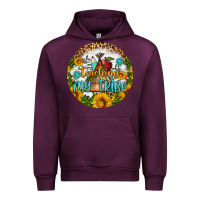 Mauve Wine teaching my tribe round earring Urban Hoodie - BundleAndBundleShop