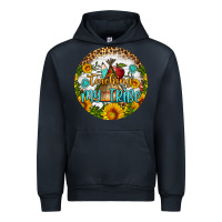 Navy teaching my tribe round earring Urban Hoodie - BundleAndBundleShop