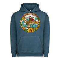 Pigment Midnight Navy teaching my tribe round earring Urban Hoodie - BundleAndBundleShop
