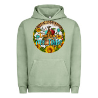 Pigment Oil Green teaching my tribe round earring Urban Hoodie - BundleAndBundleShop