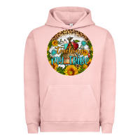 Pigment Salmon teaching my tribe round earring Urban Hoodie - BundleAndBundleShop