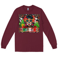 Burgundy chingona tumbler 3 Long Sleeve Tee - CTS Tumbler Store