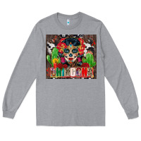 Heather Grey chingona tumbler 3 Long Sleeve Tee - CTS Tumbler Store
